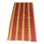 Vintage Red & Yellow Empire Stripes Silk Fabric Panel For Sale