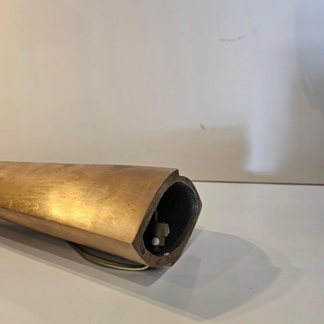 Large Brass Ara Table Lamps by Mies & Van Gessel, the Netherlands, 1990s, Set of 2 For Sale - Image 9 of 11