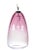 Tempo Summit Pendant Light from the Fizz Collection in Rose Quartz For Sale - Image 4 of 4