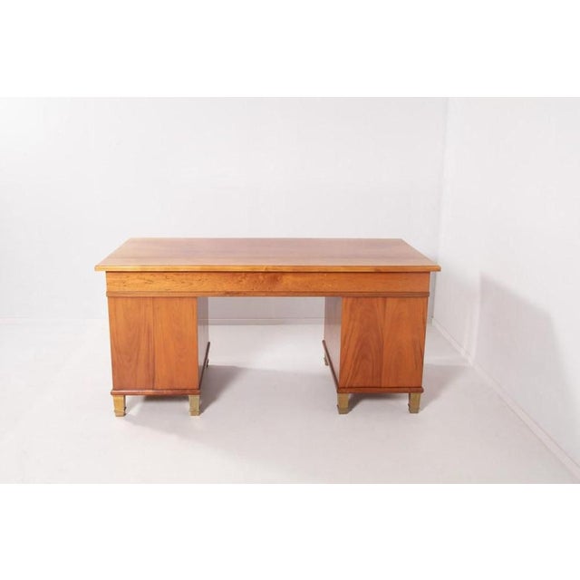 Monumental Danish Modern Executive Desk, 1950s For Sale - Image 18 of 18