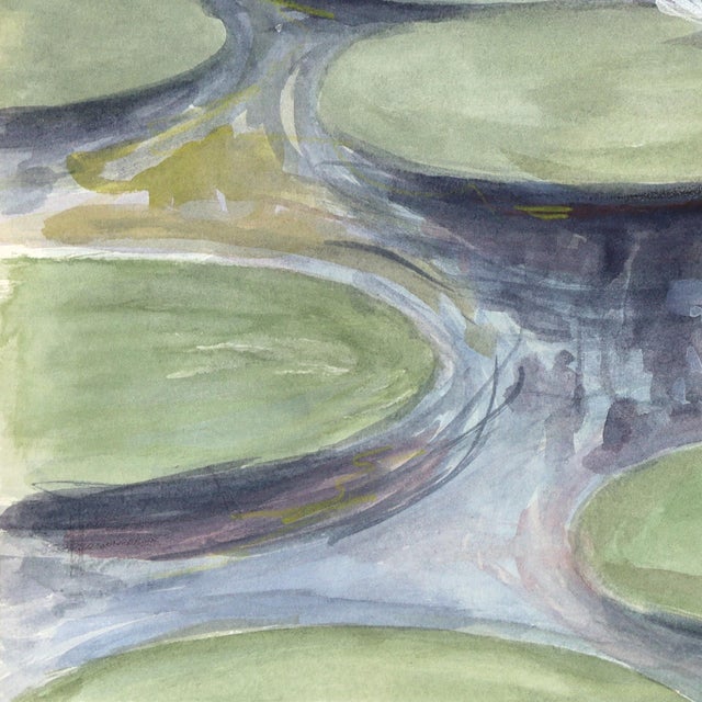 2020s Emerge II - Abstract Feminine Watercolor Surrealist Still Life Painting on Paper by Ama Liyanage For Sale - Image 5 of 7