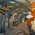Marc Zimmerman "Make My Day" Oil Painting, Oversized Rooster in Village Street, Bold Scale, Cubist Architecture, Contemporary Art West Coast For Sale - Image 4 of 8