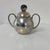 Mid-Century Modern Mid 20th Century Los Castillo Taxco Silverplate Sugar & Creamer With Stone Inlay- 2 Pieces For Sale - Image 3 of 12