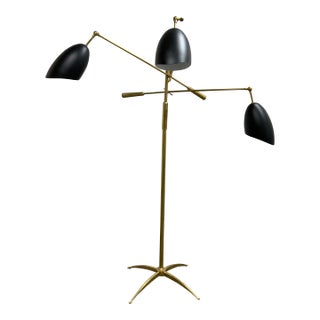 A E R I N for Visual Comfort Sommerand Triple Arm Floor Lamp For Sale