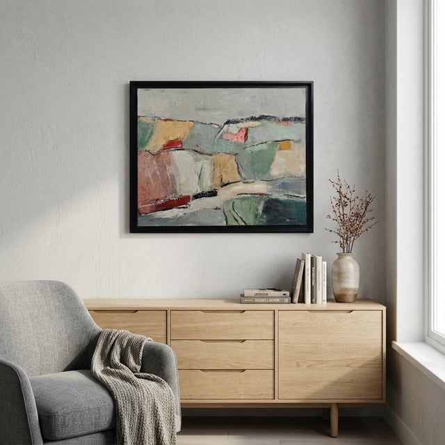 Les Lopins, Abstract Landscape, Contemporary, Framed by Sophie Dumont For Sale - Image 13 of 13