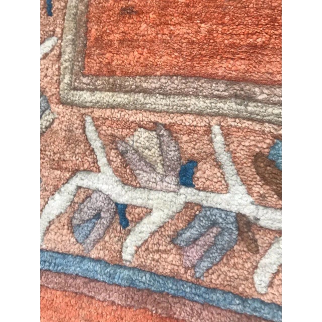 Vintage Tibetan Rug For Sale - Image 6 of 9