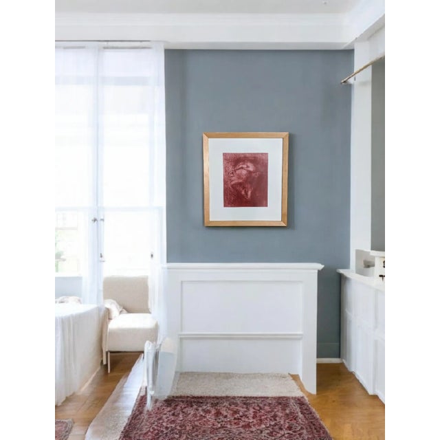 Vintage Original Pastel Portrait of a Boy Framed For Sale - Image 9 of 9