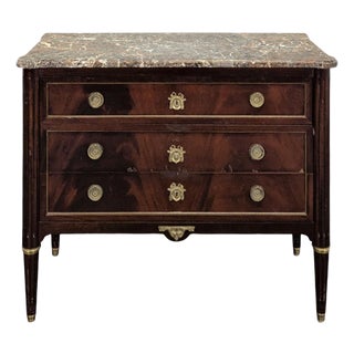 Louis XVI Style Mahogany Chest of Drawers For Sale