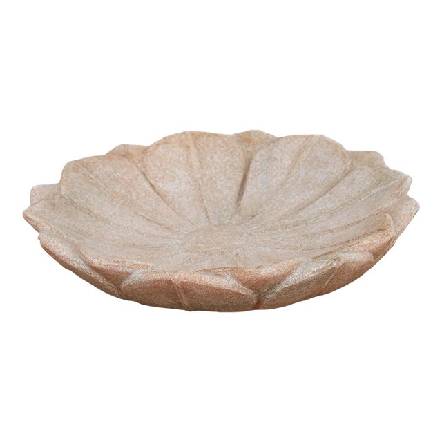 Blush Pink Stone Lotus Flower For Sale