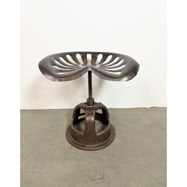 Vintage Industrial Swivel Chair, 1950s For Sale - Image 16 of 17