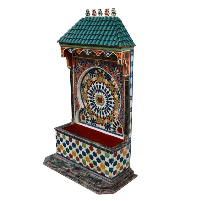 Mid 20th Century Design Handmade Moorish Fountain For Sale