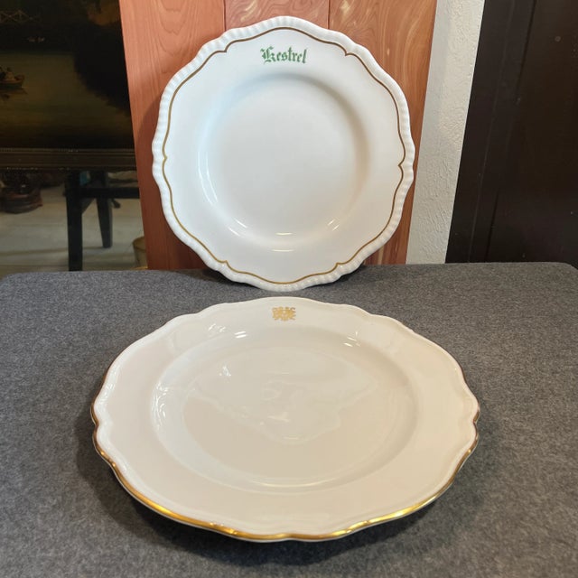 Early 20th Century Antique Mintons for Gilman Collamore & Co. Plates- Set of 2 For Sale - Image 12 of 12
