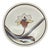 1970s Mikasa "Deco Lily" Stoneware Chop Serving Platter Designed by Joan Luntz For Sale