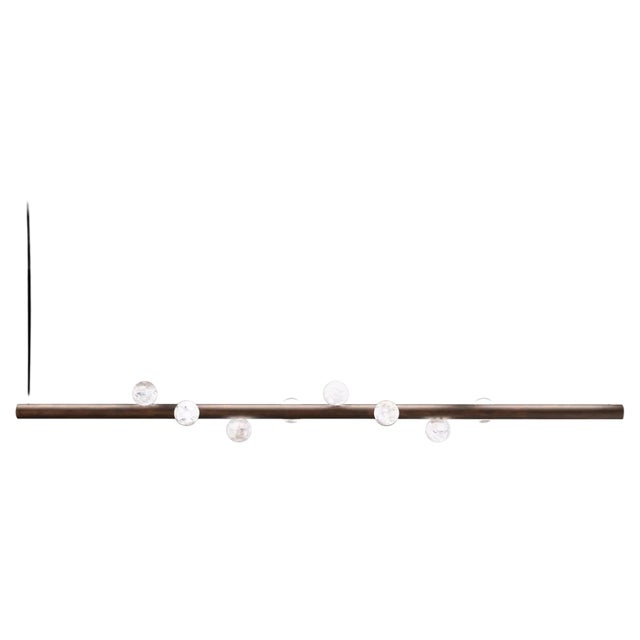 Demeter Pendant Lamp in Metal by Alabastro Italiano For Sale