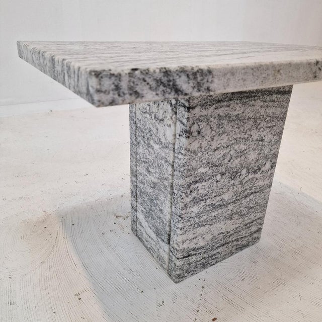Italian Coffee Table in Granite, 1980s For Sale - Image 14 of 15