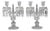 Early 20th Century Napoleon III Candelabras from Baccarat, Set of 2 For Sale