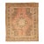 10 X 11 Turkish Oushak Antique Wool Rug in Peach With Medallion Motif For Sale