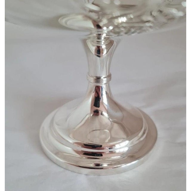 Sterling Silver Cake Stand from Walker & Hall, Sheffield, 1920 For Sale - Image 6 of 12
