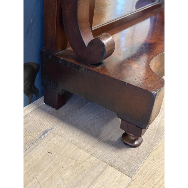 Small Dutch Trumeau in Mahogany For Sale - Image 4 of 12