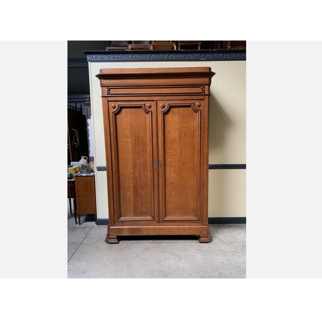 Antique Wardrobe in Oak, 1900 For Sale - Image 6 of 10