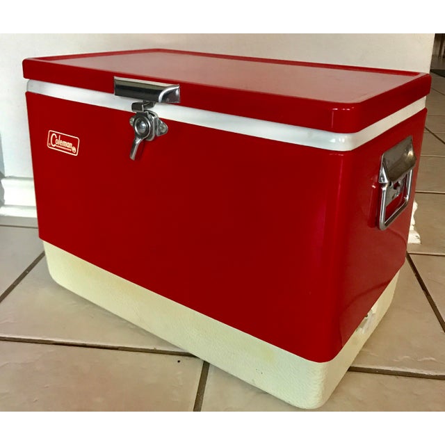 Vintage Coleman Cooler W/ Original Trays & Box Chairish