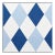 Sample - Schumacher Maximus Fabric in Blues For Sale