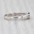 2010s 0.44ctw Madeira Citrine Diamond Ring 14k White Gold Size 6.25 Stackable For Sale - Image 5 of 8