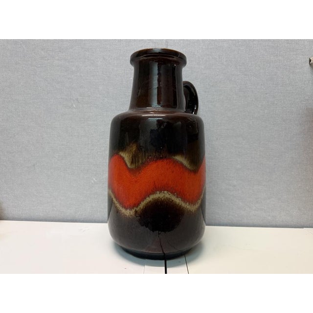 Vintage Fat Lava Model 408-40 Floor Vase from Scheurich, 1970s For Sale - Image 12 of 18