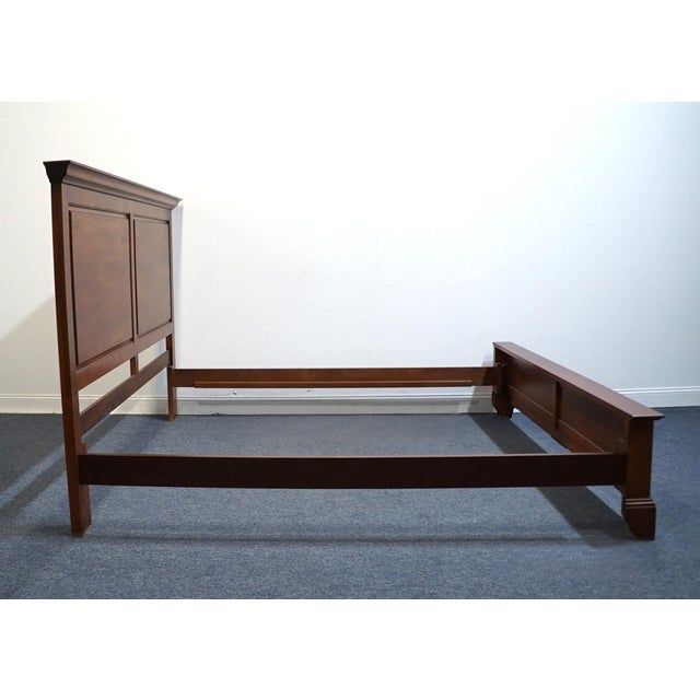 Kincaid Furniture Early American Traditional Style King Size Bed W. Cherry Finish 79-132 For Sale In Kansas City - Image 6 of 10
