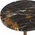 Modern Karnes Dark Marble Drink Table For Sale - Image 3 of 5