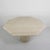 Height: 73 cm. Width: 120 cm. Depth: 120 cm. Side length: 50 cm. The octaganal leaf has facet cut edges. Because the table...