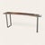 Contemporary Spalted Maple Console Table With Steel Base For Sale - Image 3 of 4