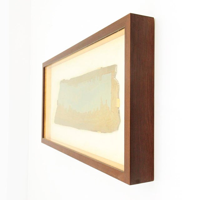 Framed Stone Paesina Slab, 1960s For Sale - Image 4 of 12