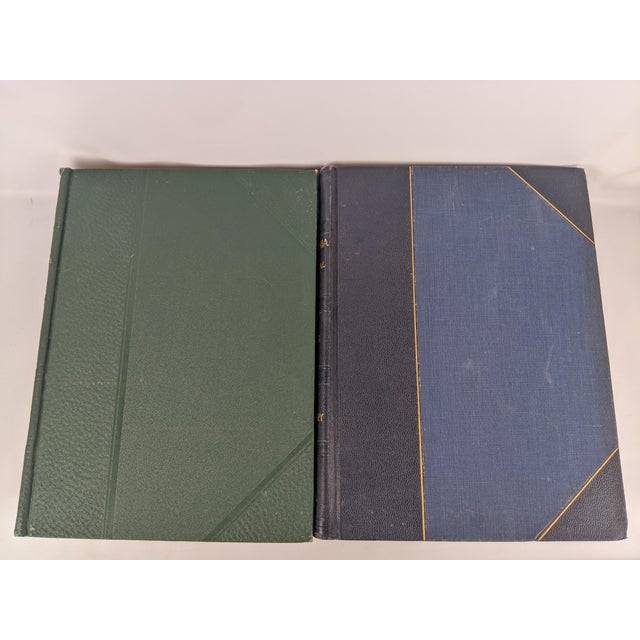 1926–1933 Pennsylvania History Books, Green & Navy Blue With Gilt, Set of 2 For Sale - Image 10 of 10