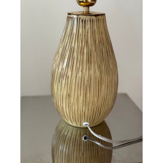 Earthenware Table Lamp by Greta Runeborg for Upsala-Ekeby, 1940s For Sale - Image 11 of 14