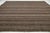 2020s Organic Modern Flatweave Brown Wool Rug With Striped Design For Sale - Image 5 of 11