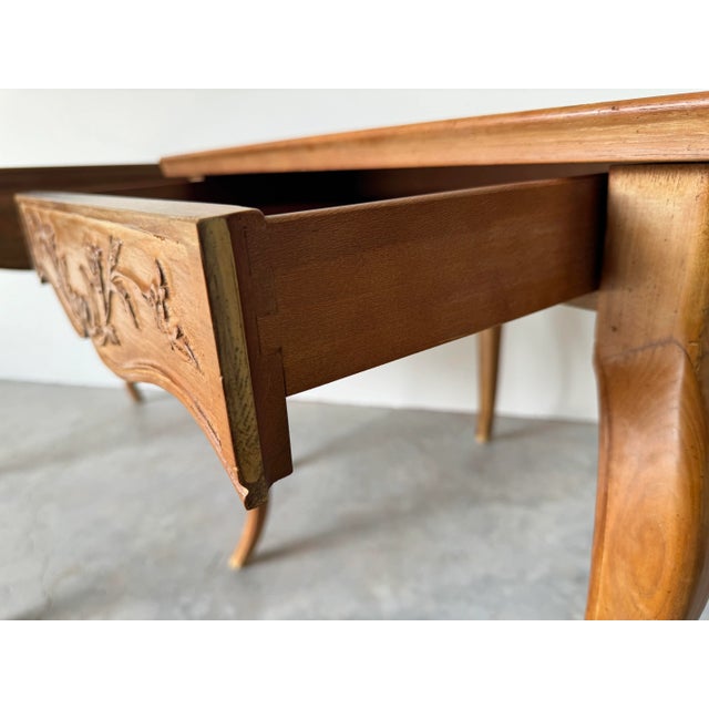 Henredon French Country Style One Drawer End Tables - a Pair For Sale - Image 4 of 12