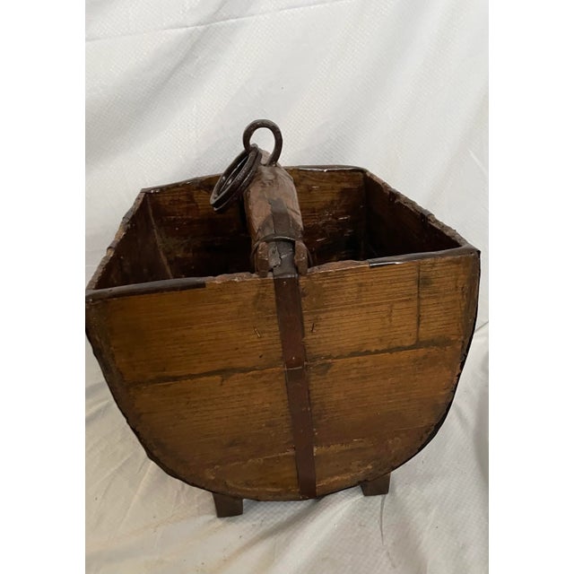 Chinese Rice or Grain Measuring Basket For Sale - Image 4 of 9