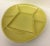 Mid-Century Modern Mid-Century Modern Mustard Green Divided Plate For Sale - Image 3 of 8