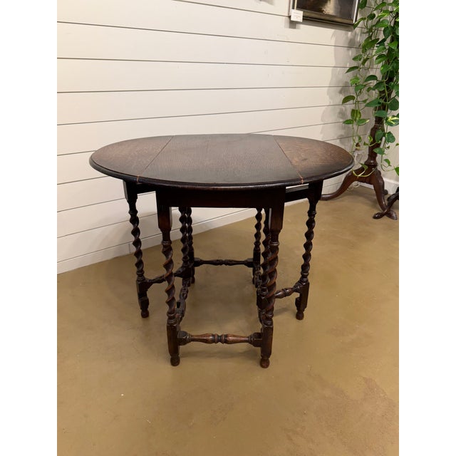 19th Century English Gate Leg Table For Sale - Image 10 of 11