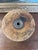 Brown Likely Antique Industrial Wooden Textile Mill Spool With Likely Iron Center For Sale - Image 8 of 9