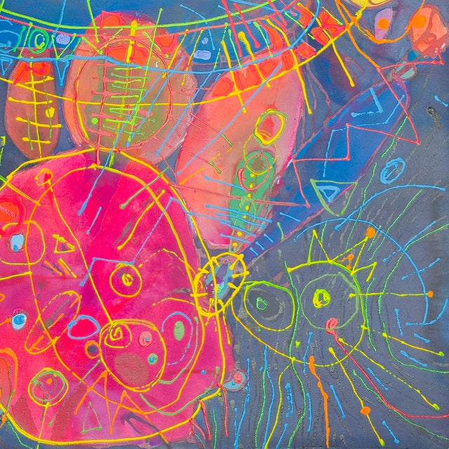 Celestial Circuits - Fran Bull, C. 1990s For Sale In San Diego - Image 6 of 8