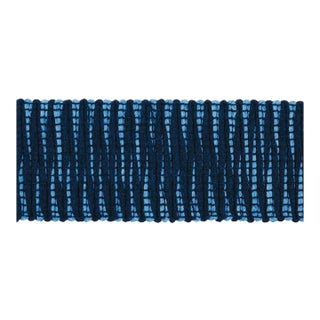 Schumacher Pierce Tape Indoor & Outdoor in Blue For Sale