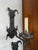 Italian Baroque Style Handcrafted Wrought Iron Wall Sconces, Early 1900s, Set of 2 For Sale - Image 11 of 11
