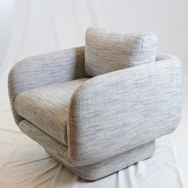 Beige Mitchell Gold & Bob Williams Swivel Chair For Sale - Image 8 of 14