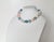 Metal Aquamarine Morganite Beryl Beaded Necklace With Silver Clasp Porcelain Cameo Clasp For Sale - Image 7 of 11