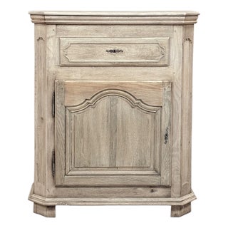 18th Century Country French Louis XV Stripped Oak Confiturier For Sale
