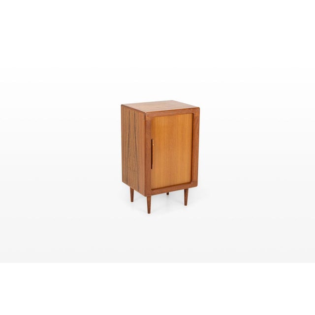 Danish Teak Cabinet with Tambour Doors, 1960s For Sale - Image 11 of 11