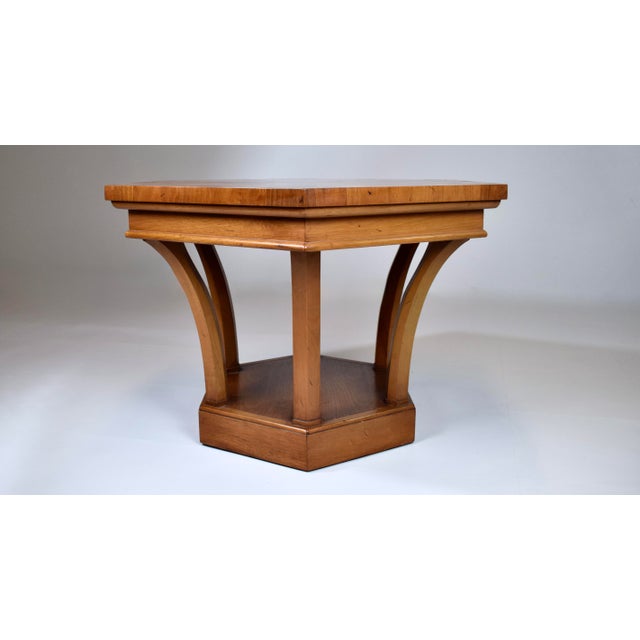 Mid-Century Modern Mid-Century Modern Side Table by Tomlinson, Pecan & Mahogany, 1960s For Sale - Image 3 of 11