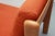 Lounge Chair in Light Oak and Orange Upholstery, 1975 For Sale - Image 4 of 12